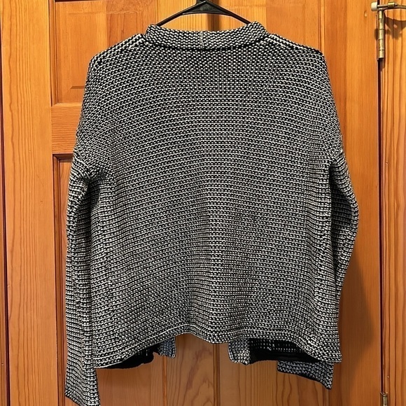 Madewell Black and White Knit Cocoon Cardigan Size XS - Picture 4 of 6